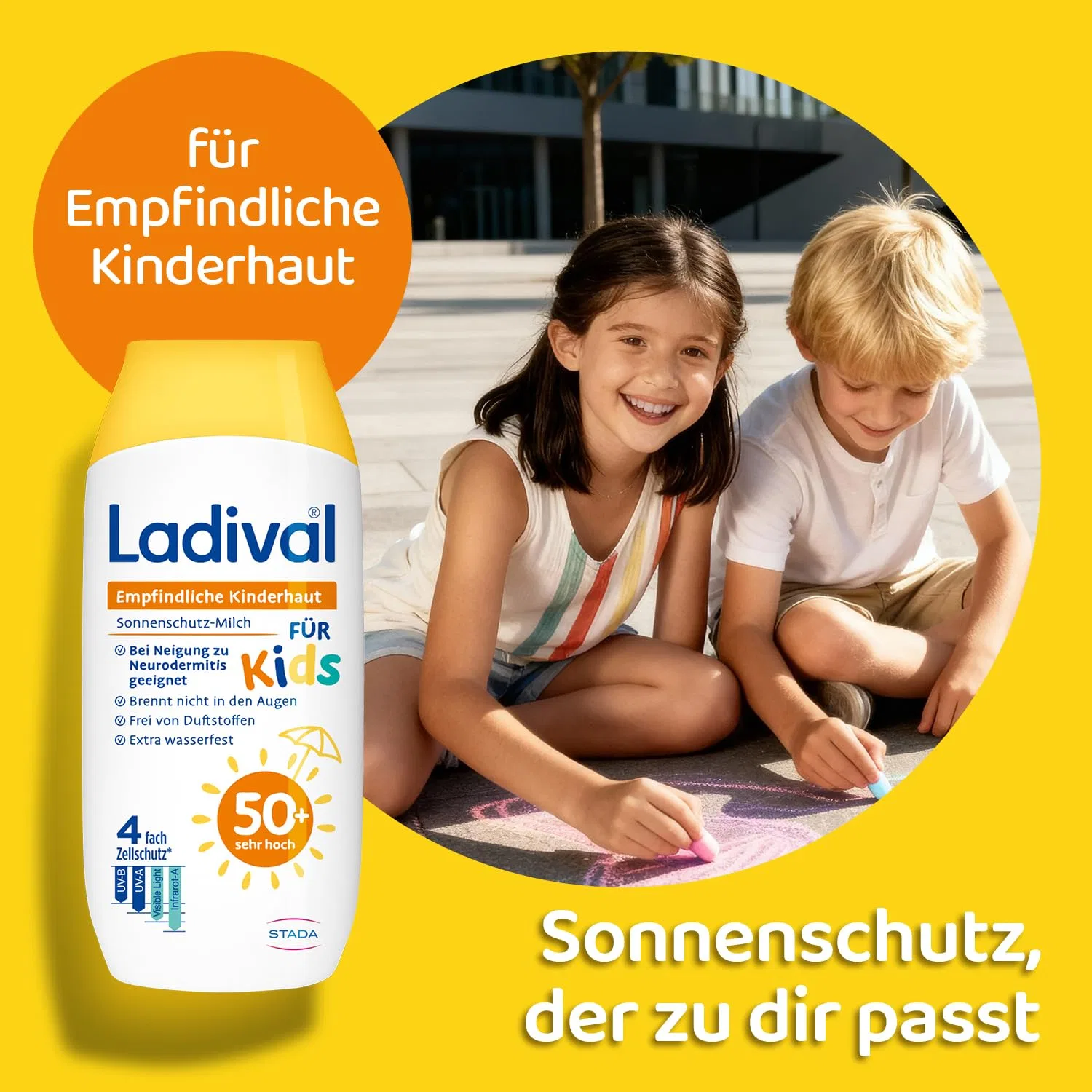 Детское солнцезащитное молочко SPF50+ для чувствительной кожи от Ladival Ladival — фото 3