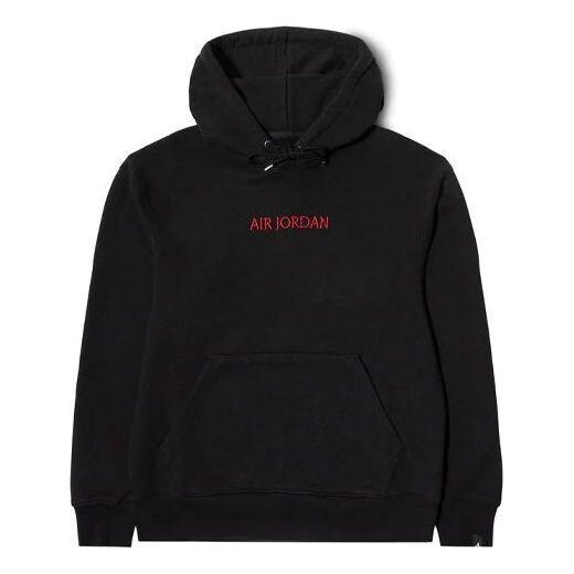 

Толстовка Men's Air Jordan Logo Embroidered Sports Black, черный