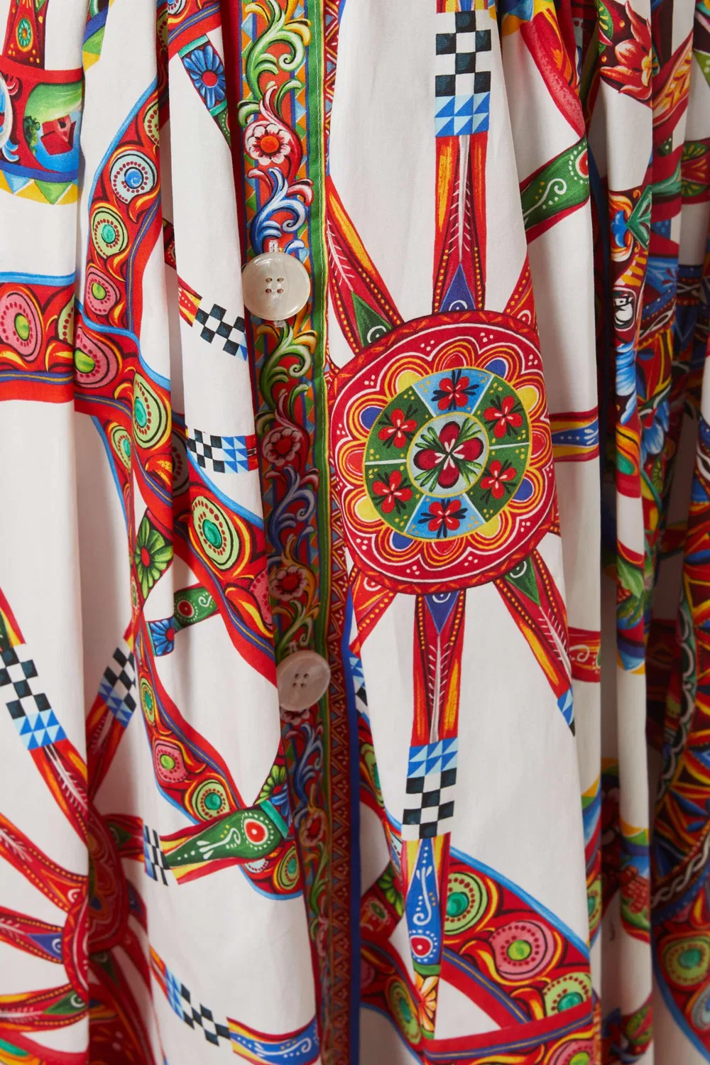 Юбка макси с принтом Carretto Dolce & Gabbana — фото 4