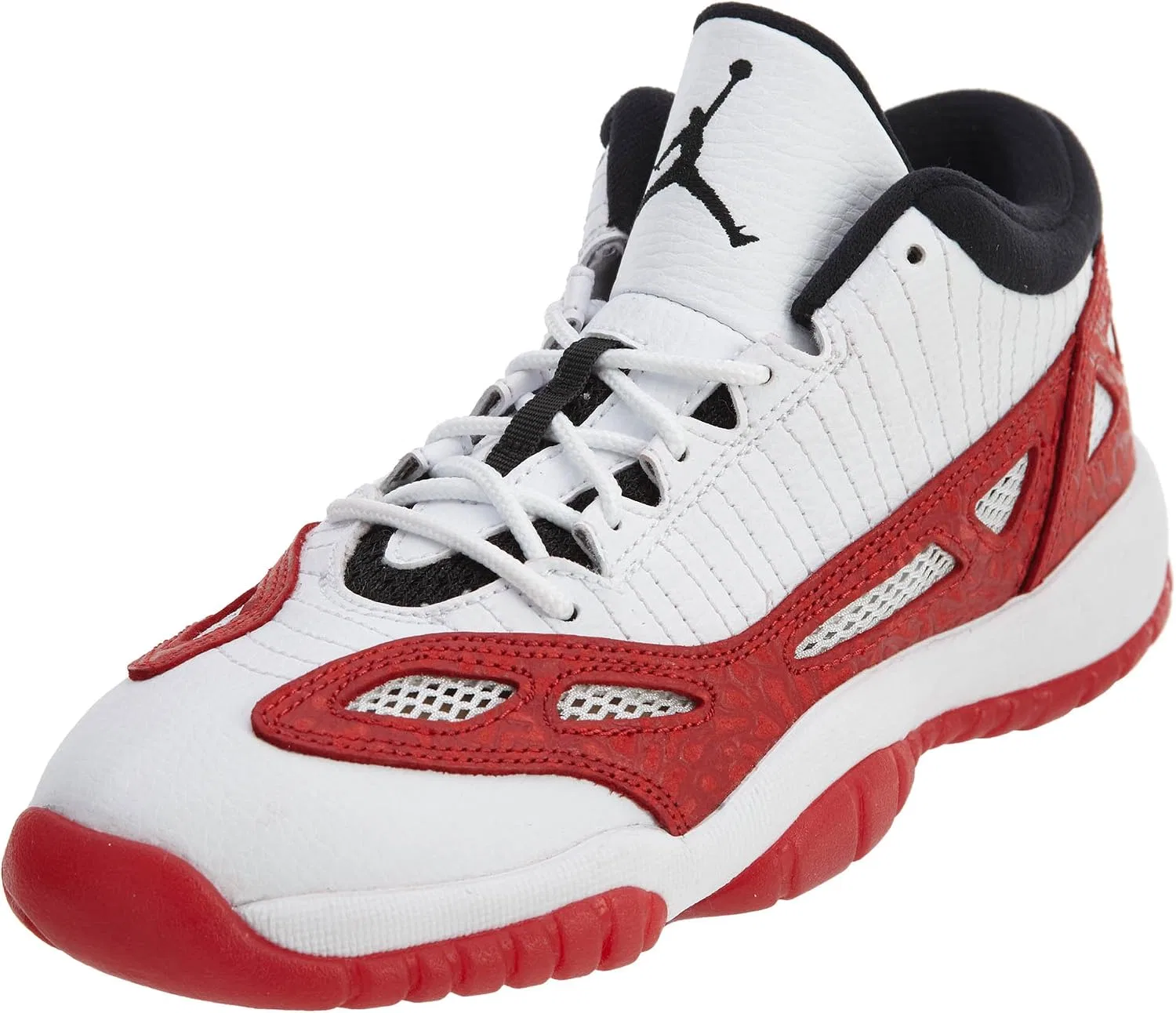 Детские кроссовки для мальчиков Air Jordan 11 Retro Low IE Nike, White/Gym Red