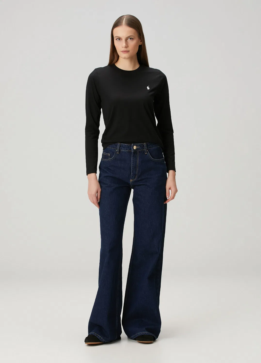 Футболка с длинным рукавом Polo Ralph Lauren, black — фото 2