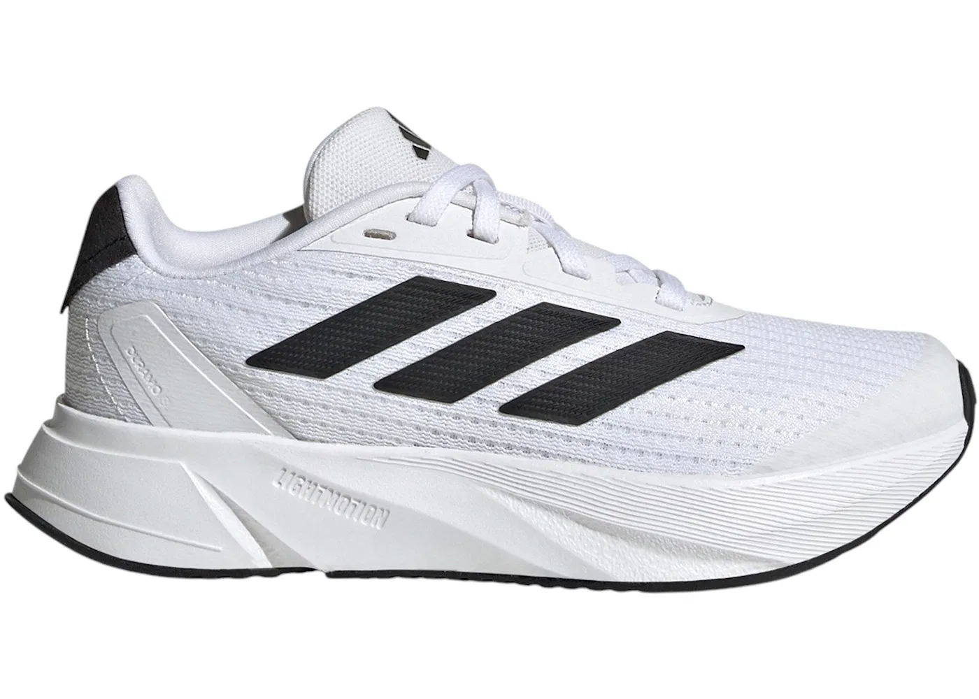 Детские кроссовки с шнуровкой Adidas Duramo SL, Cloud White Core Black Grey Five