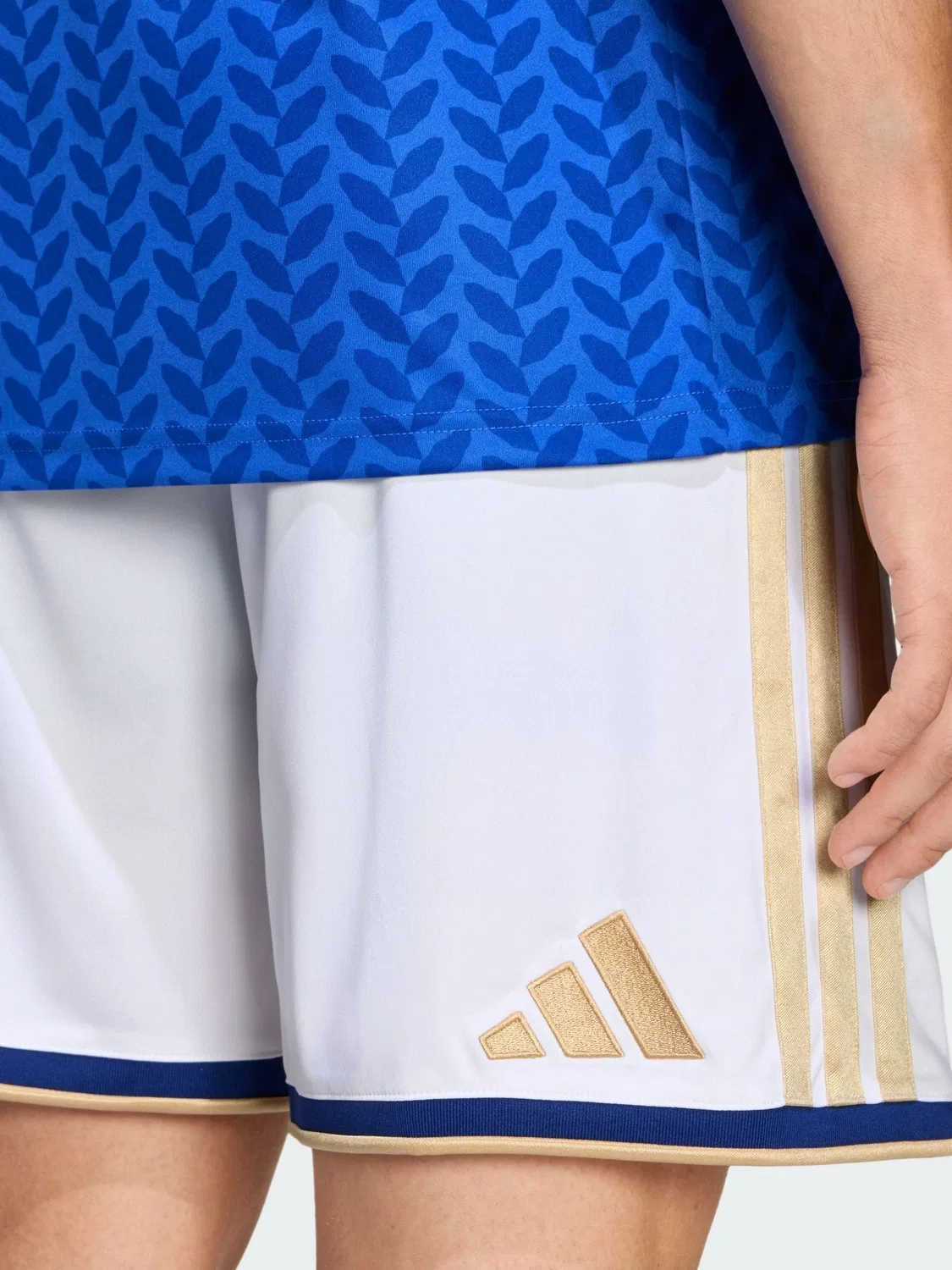 Шорты футбольные Italy 26 Home Replica adidas, белый — фото 4