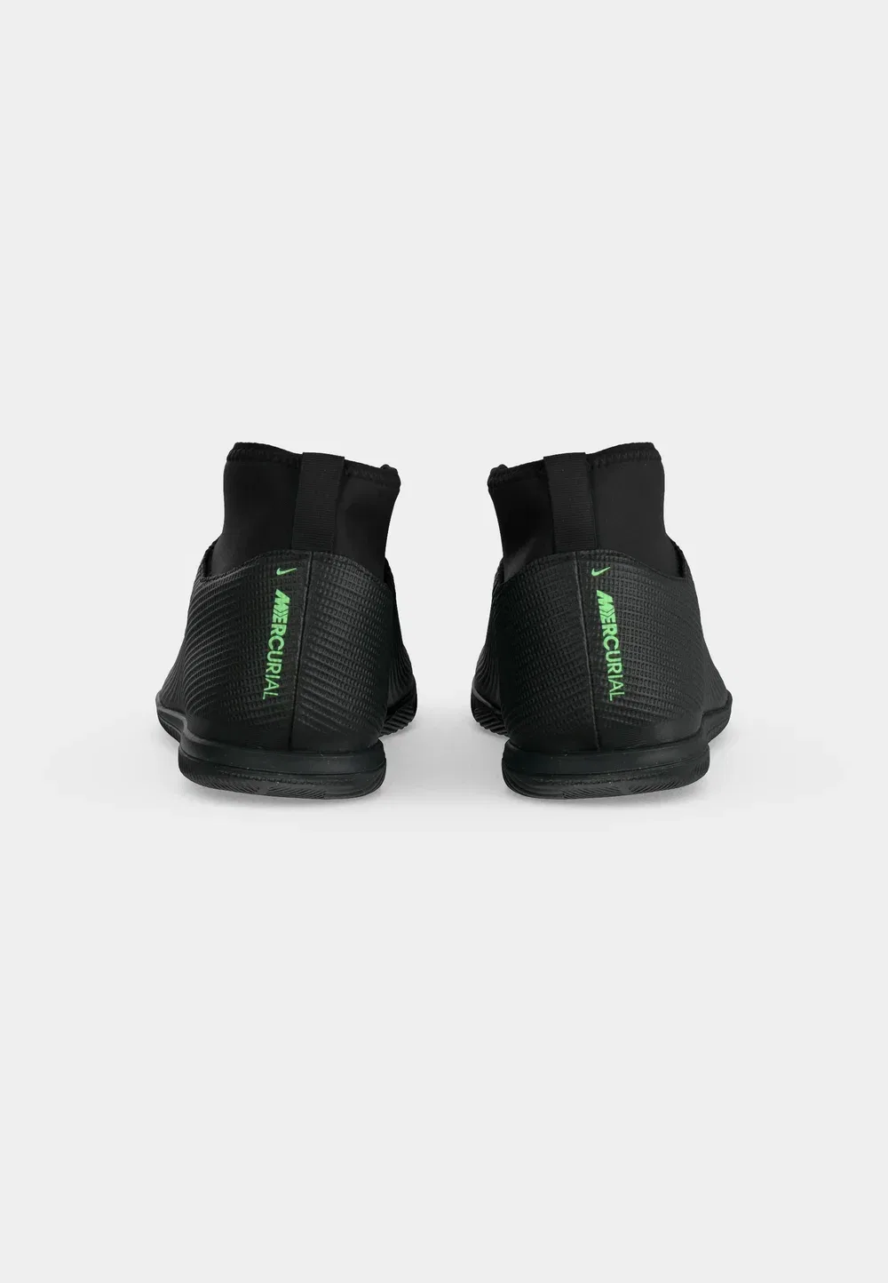 Детские футбольные бутсы Jr Mercurial Superfly 11 Club IC унисекс - для игры в помещении Nike Performance, Black/Illusion Green — фото 4