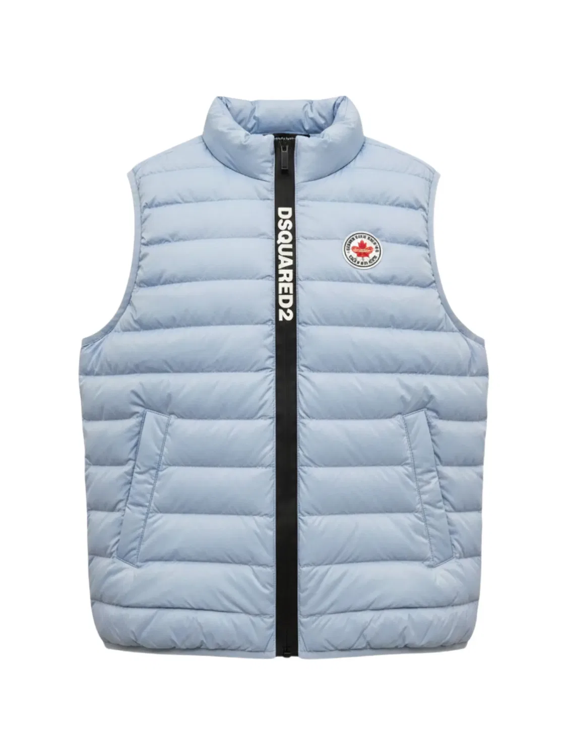 Стеганый жилет с логотипом Dsquared2 Kids, синий