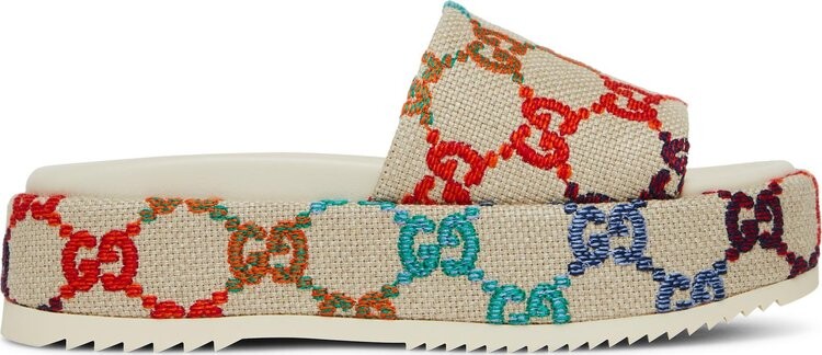 Сандалии Gucci Wmns Platform Sandal White Multi, белый