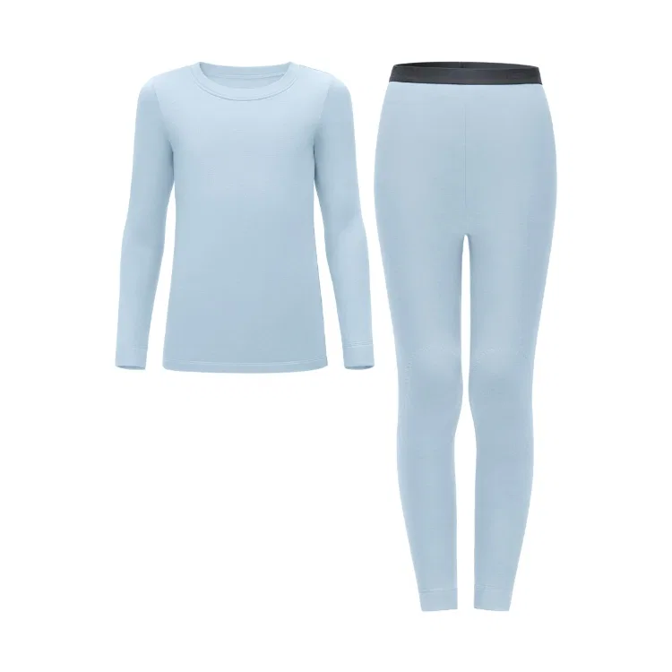 Детский комплект нижнего белья с круглым вырезом BANANA IN, Medium Warm Sky Blue