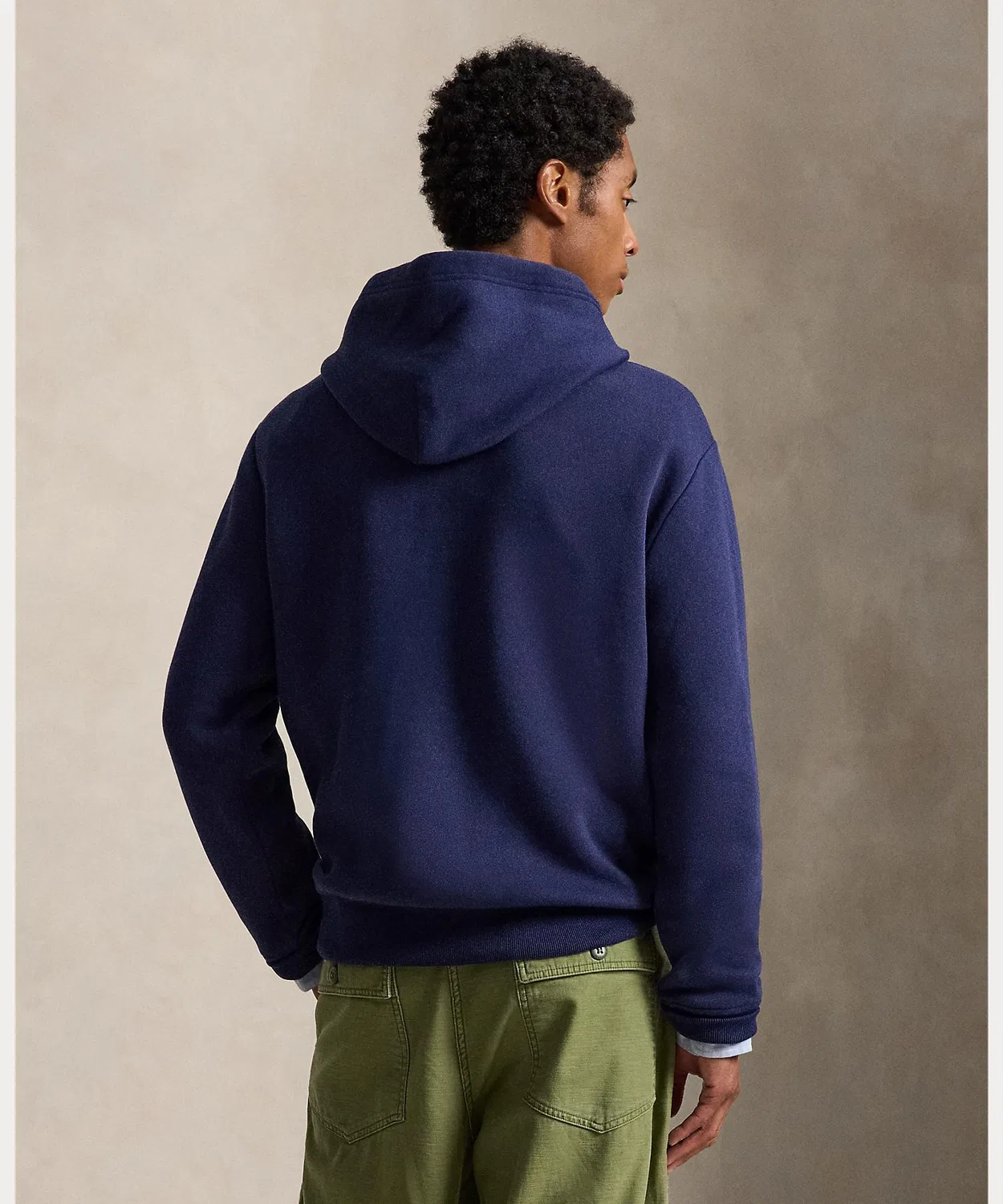 Мужская худи с принтом Polo Ralph Lauren, Navy — фото 4