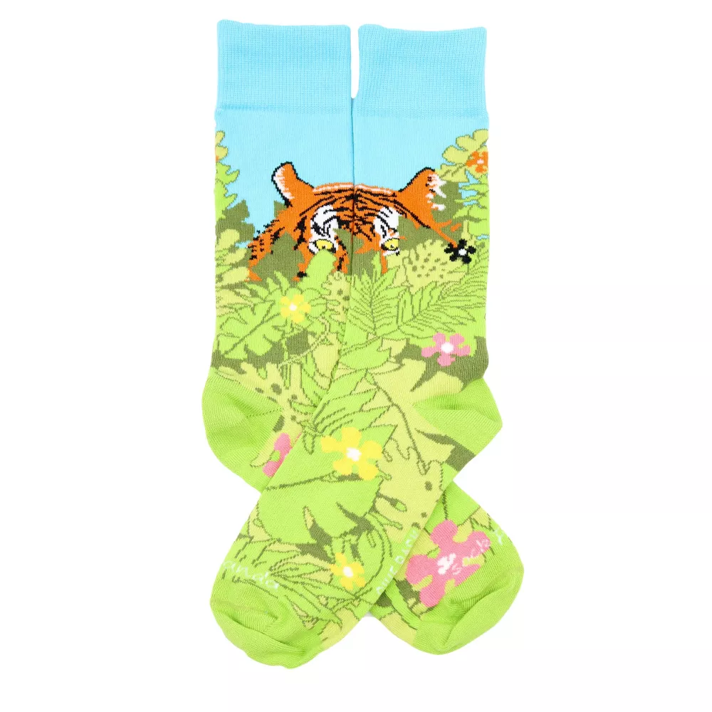 

Носки «Скрытый тигр в джунглях» от Sock Panda (женские размеры для взрослых, средние)