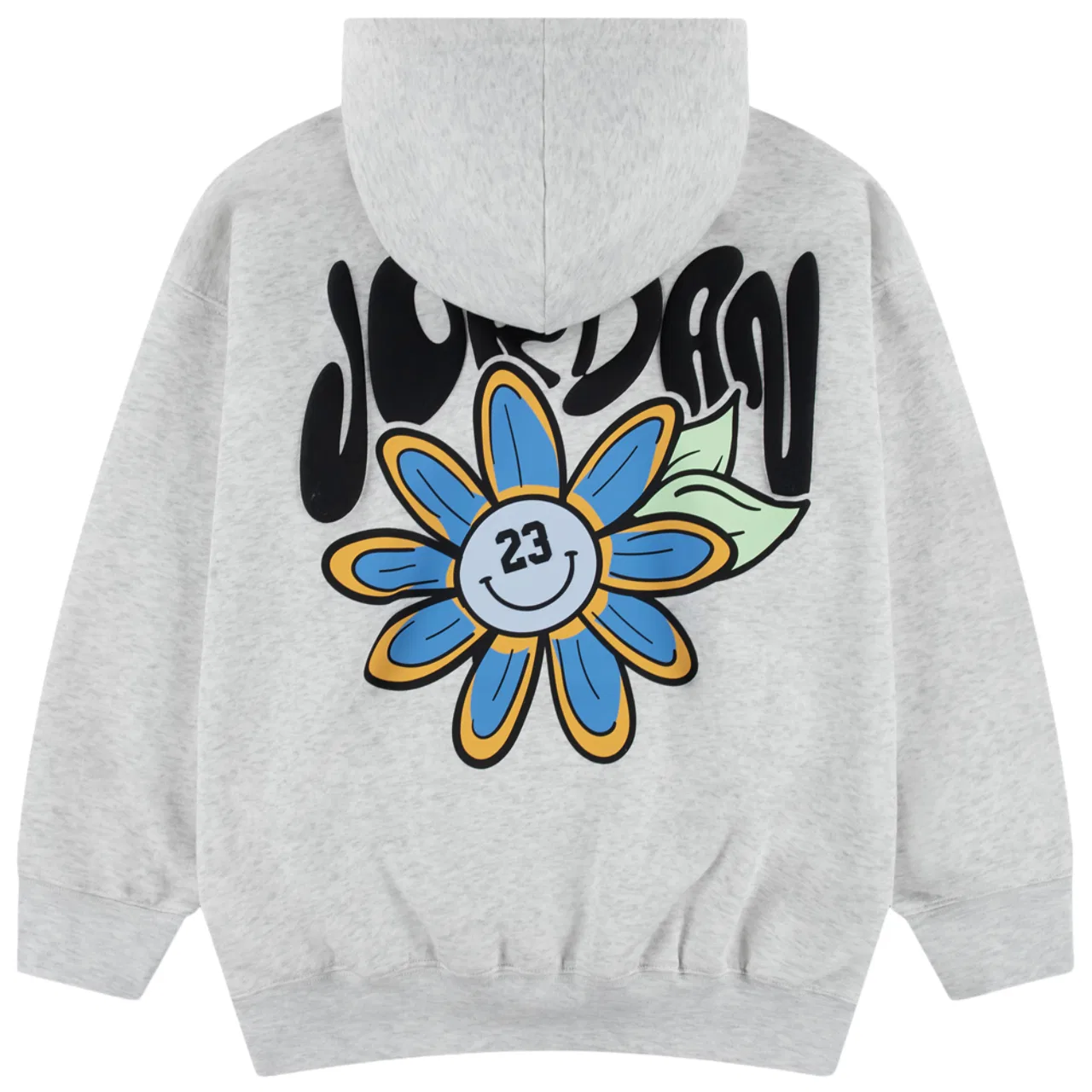 Толстовка для девочек Floral Flight AOP Jordan, цвет Birch Heather/Half Blue — фото 2