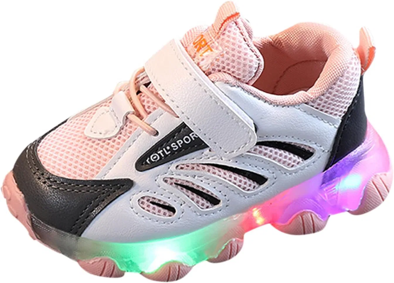 Детские кроссовки для девочек со светящейся подошвой Stride Ride, Pink