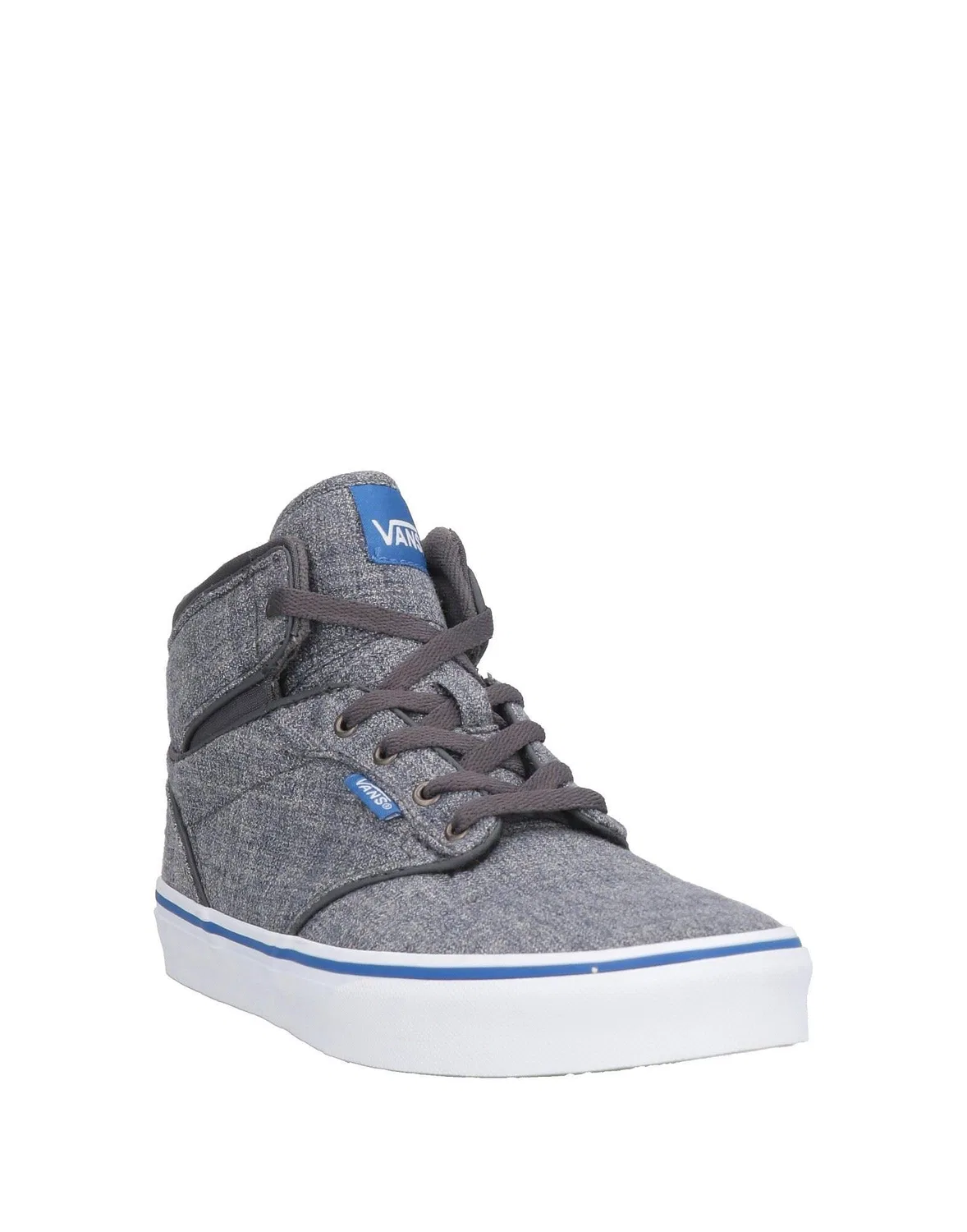 Детские кроссовки высокие хлопковые Vans, темно‑синий — фото 2