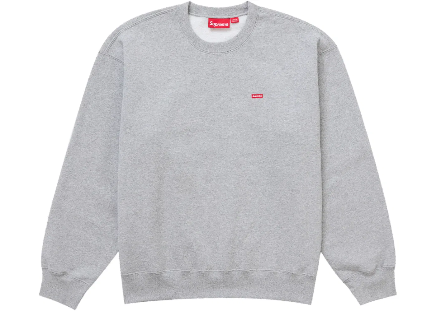 Мужской свитшот с принтом Supreme, Ash Grey