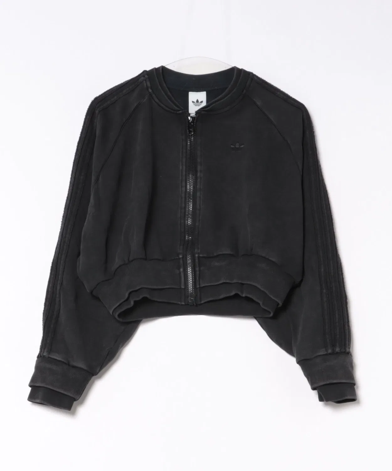 Мужская футболка с двойным слоем укороченная Adidas, Black