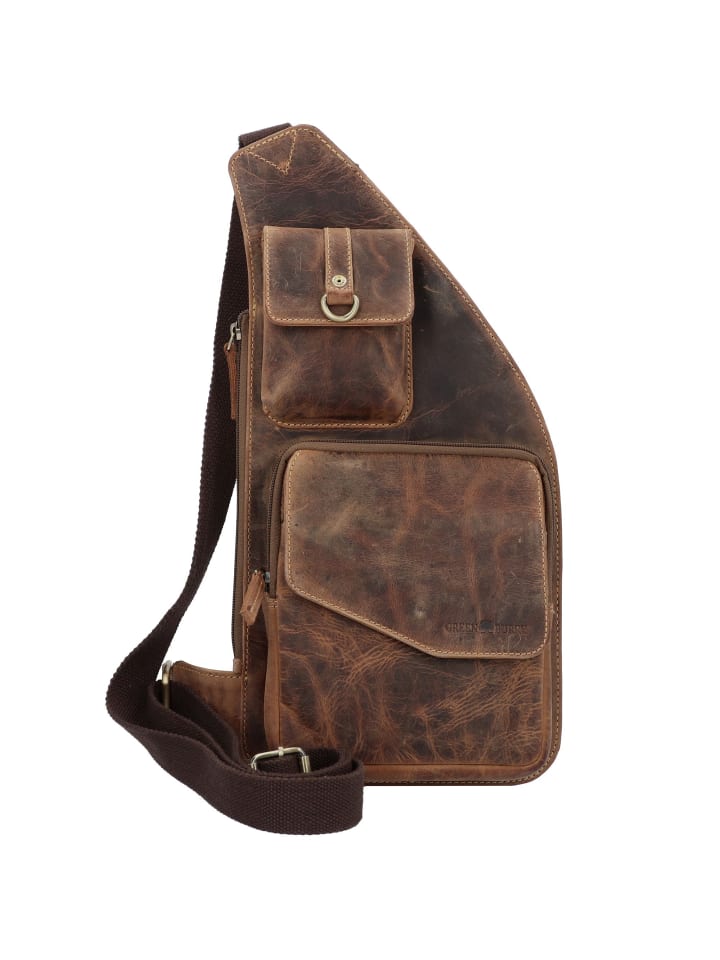 

Наплечная сумка Greenburry Vintage Umhängetasche Leder 20 cm, коричневый