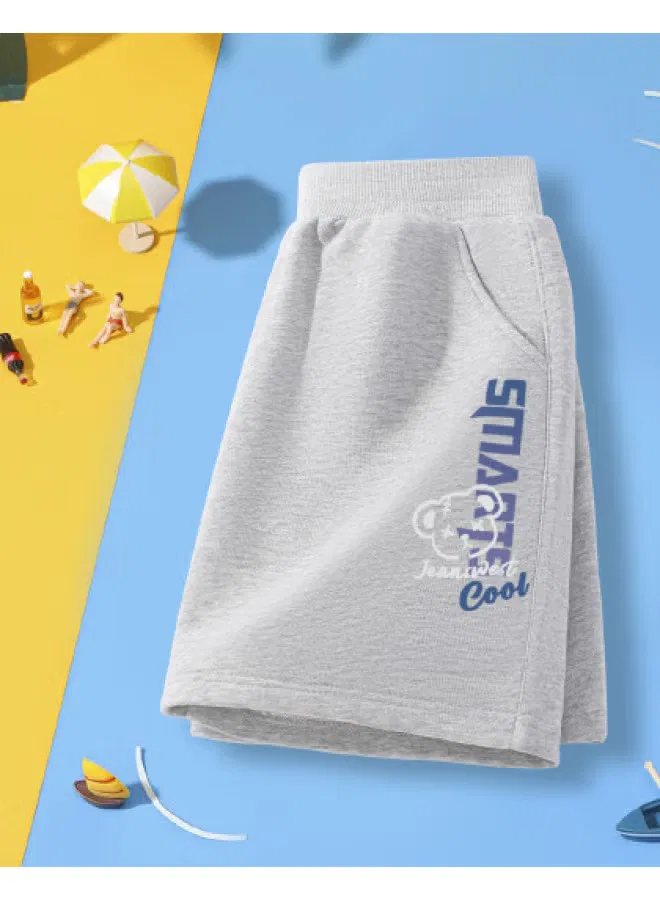 Шорты летние хлопковые свободные для мальчиков Jeanswest, серый