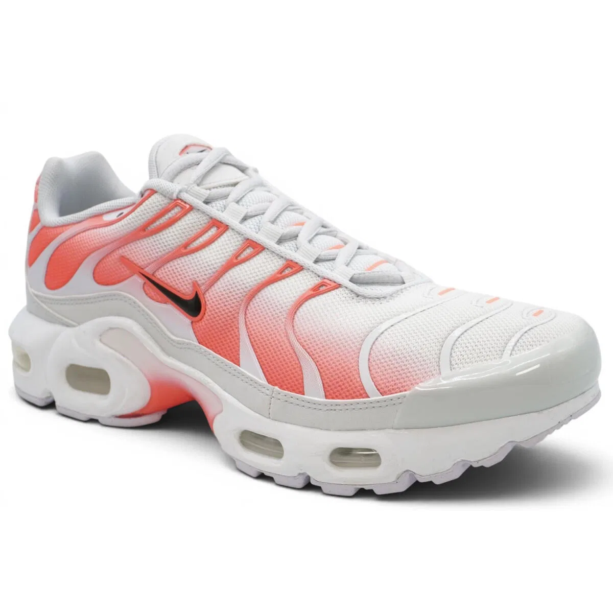 Детские кроссовки с амортизацией Nike Air Max Plus TN Pink Coral Nike, Weiss — фото 2