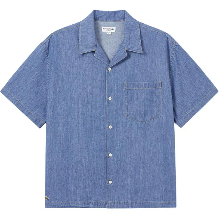 Рубашка джинсовая Light Denim Blue, LACOSTE