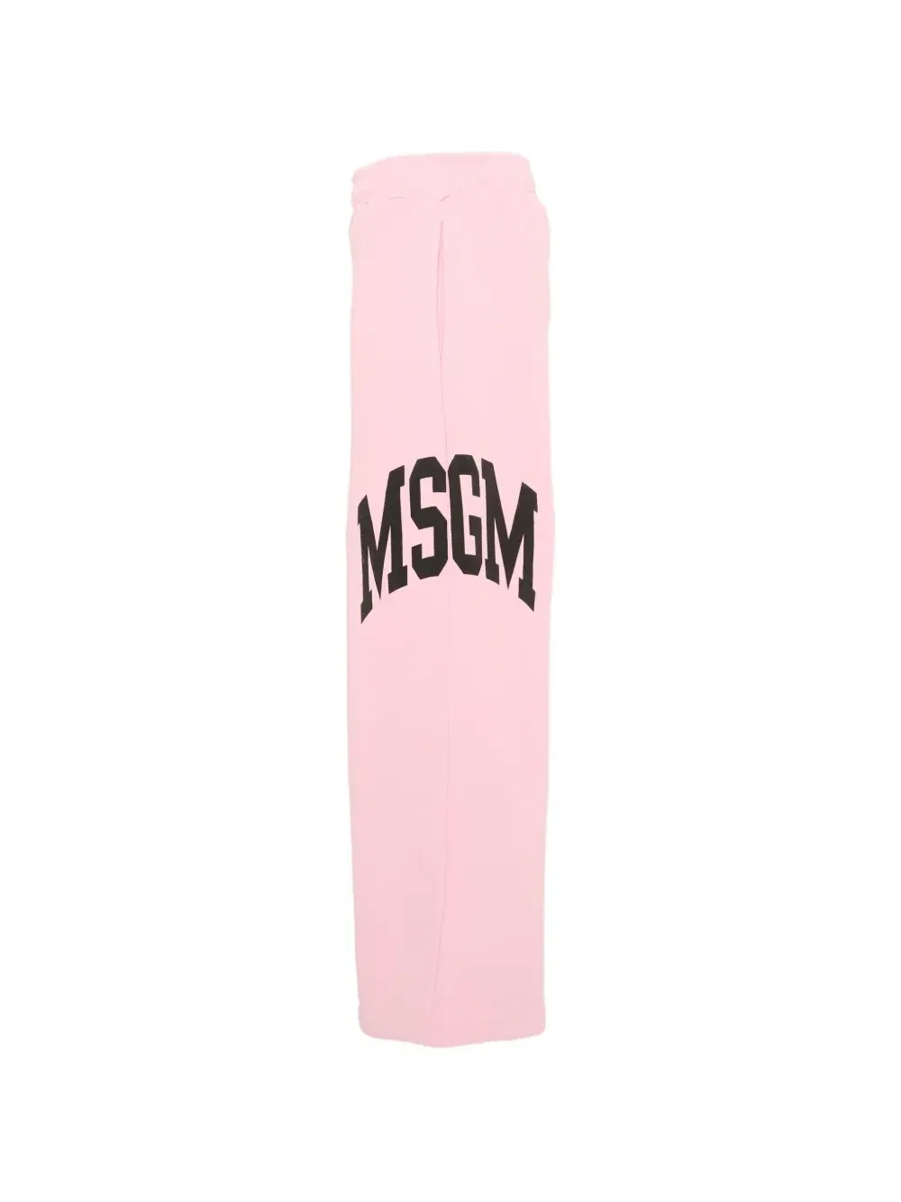 Широкие спортивные брюки с принтом логотипа Msgm Kids, розовый — фото 3