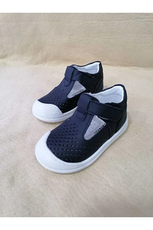 Детские туфли для мальчиков перфорированные Özgür Kids, Navy Blue