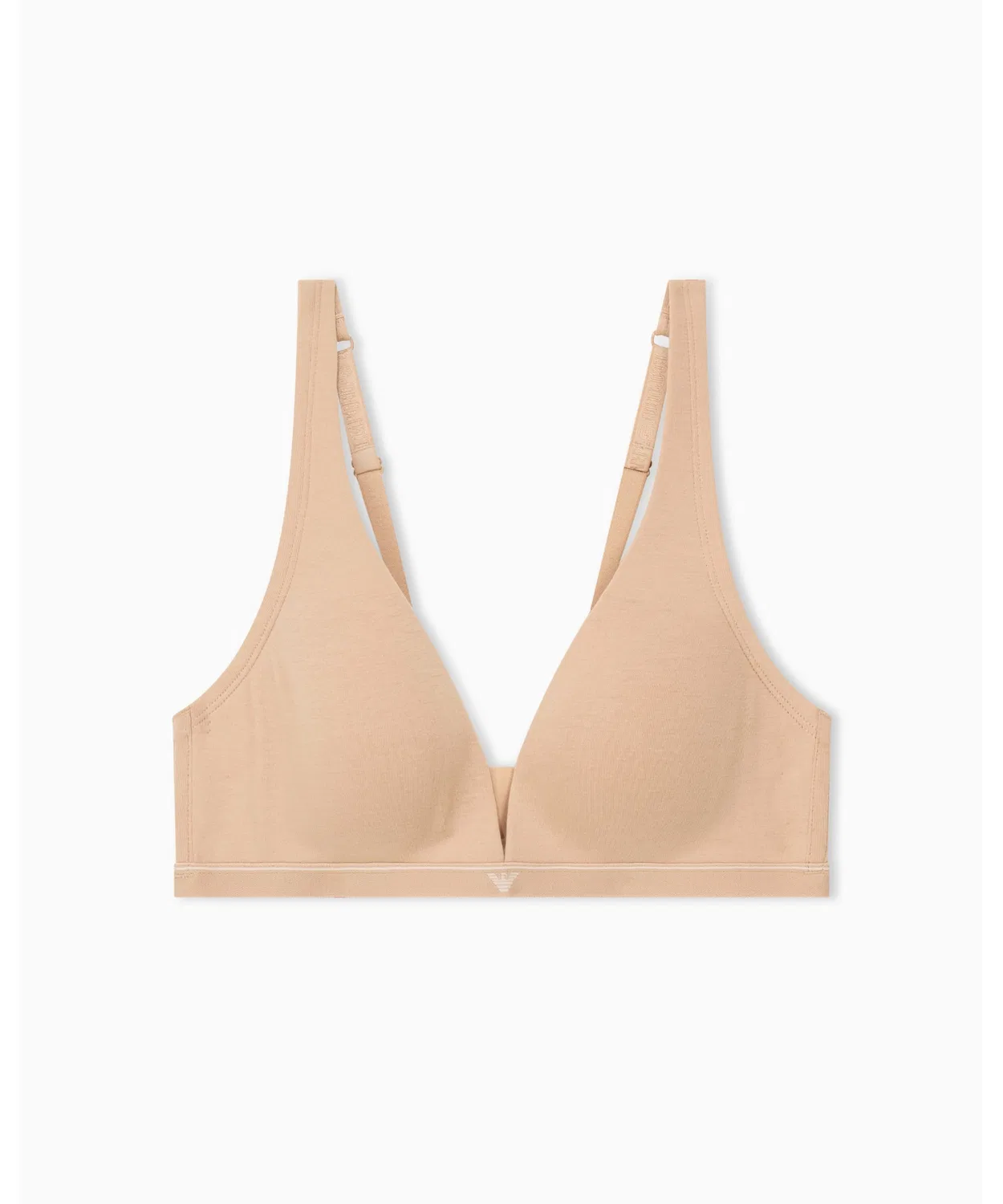 Женский бралетт с формованными чашками Seamless Cotton EMPORIO ARMANI, Smokey Pink — фото 2