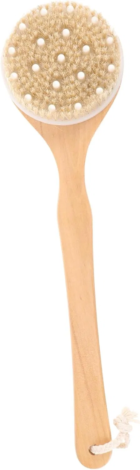 Щетка для тела с длинной ручкой, Beatifufu, 41x10.5x3.5 см