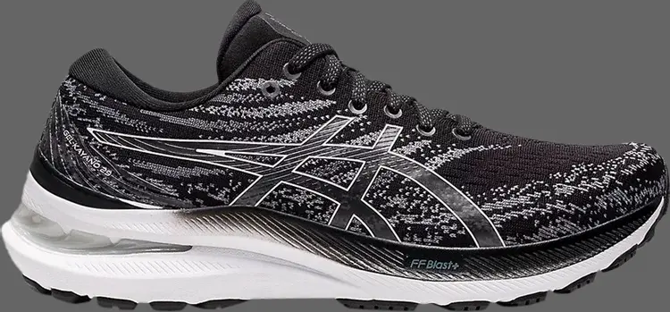 

Кроссовки wmns gel kayano 29 d wide 'black white' Asics, черный