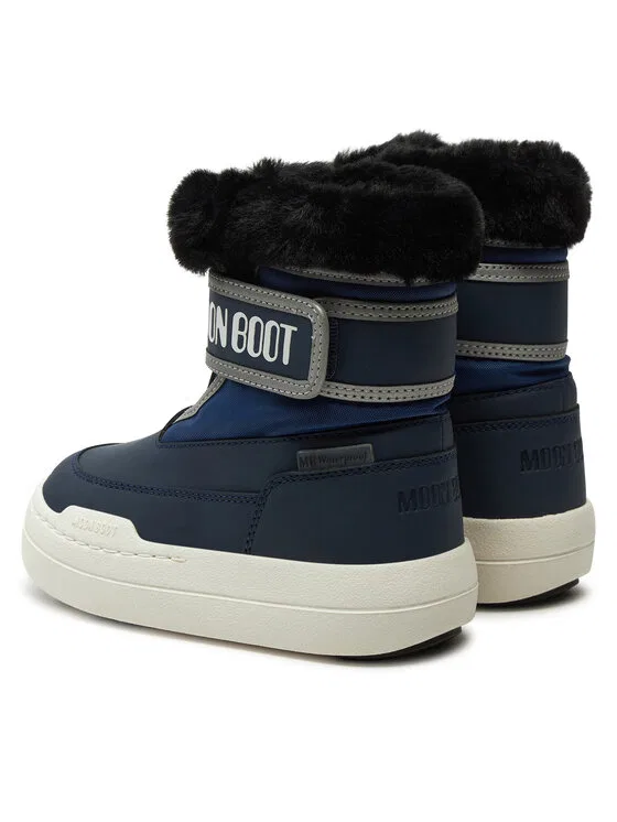 Сноубутсы Junior Park Strap Moon Boot, темно-синий — фото 3