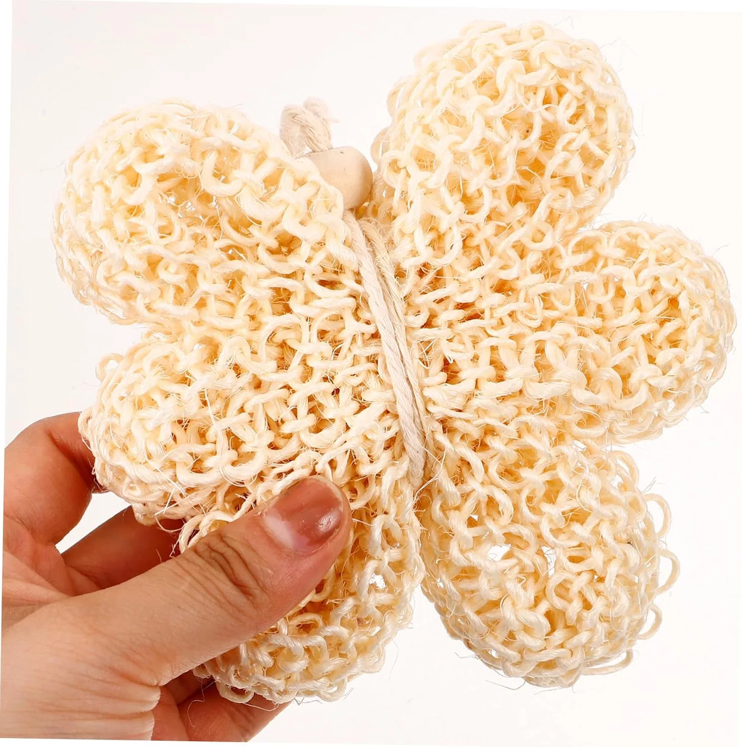 Мочалка для душа Sisal, Healeved, набор 5 шт, 13x13x17.5 см — фото 3