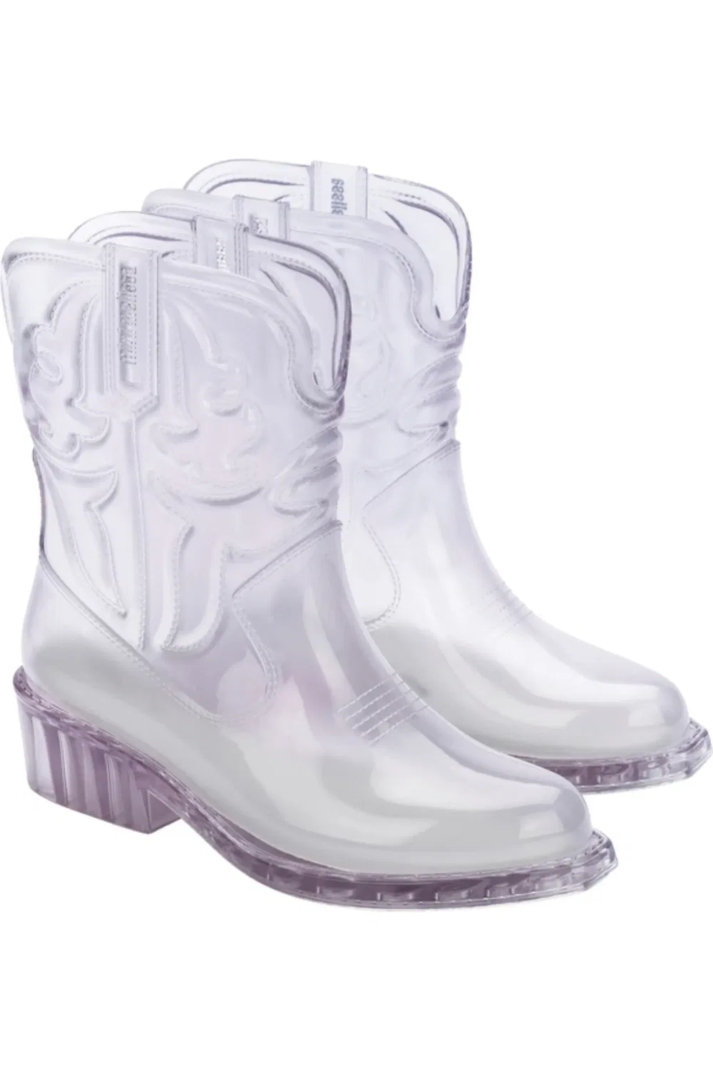 Детские ботинки ковбойские с ароматом Texas Western Mini Melissa, Clear