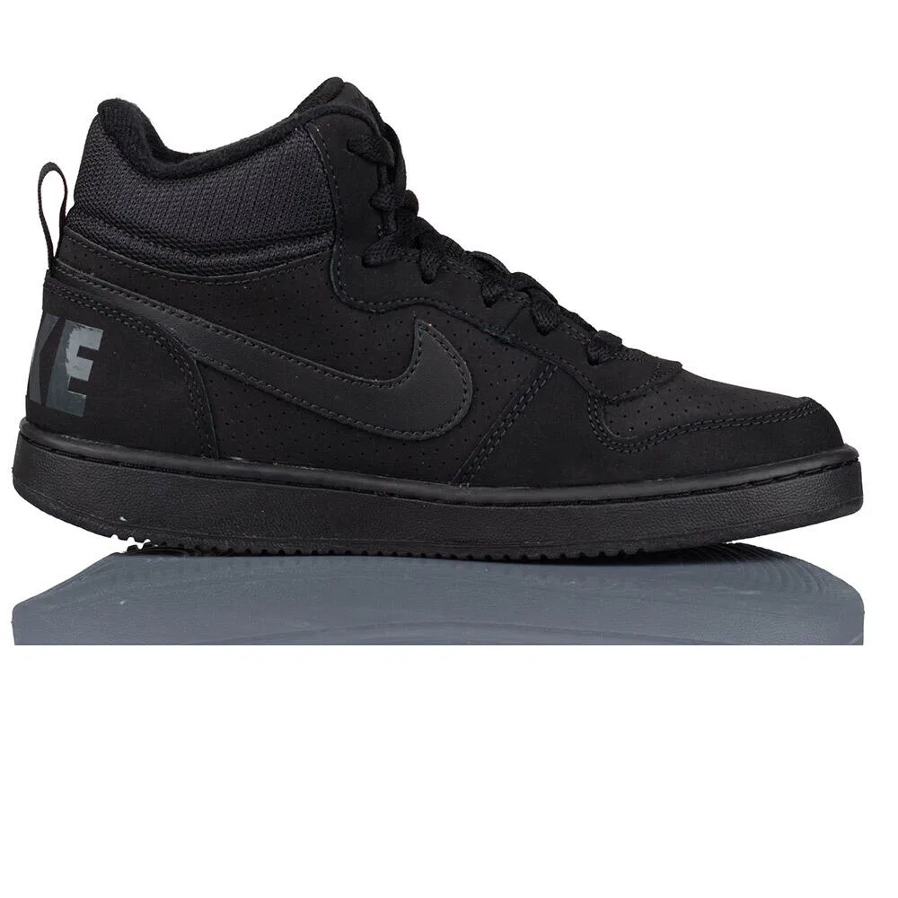 Детские кроссовки с высоким верхом Nike Court Borough Mid, Schwarz — фото 2
