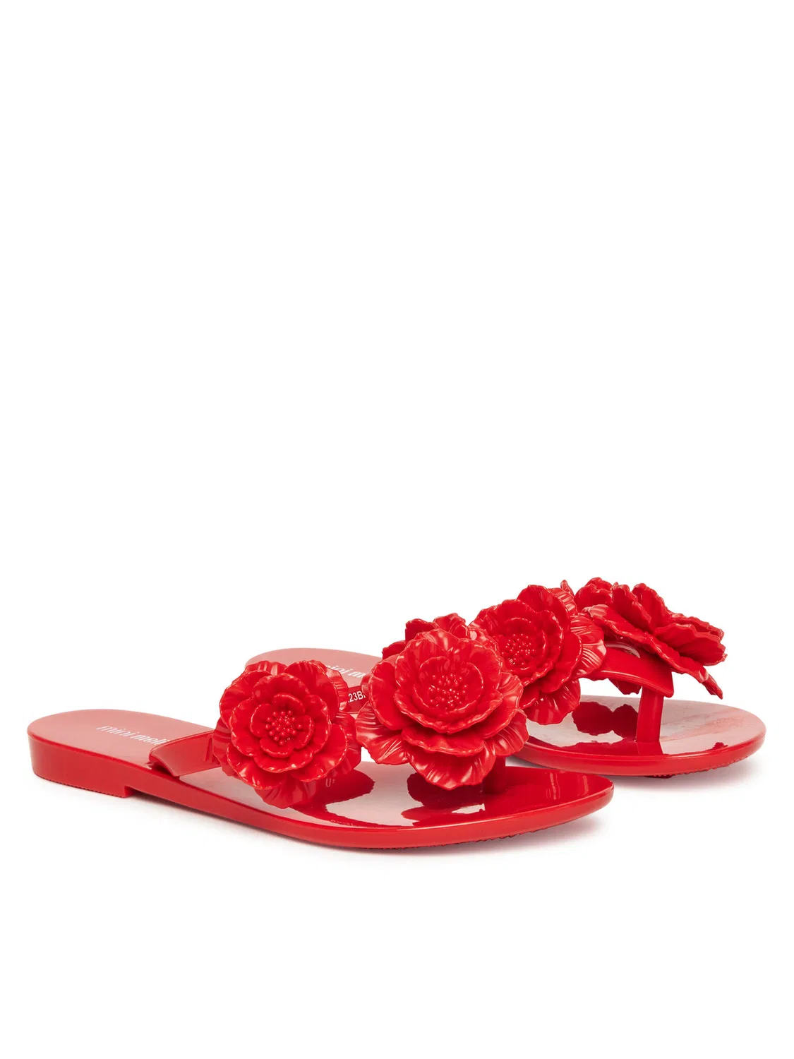 Вьетнамки для девочки Mini Harmonic Springtime Inf Melissa, красный — фото 2