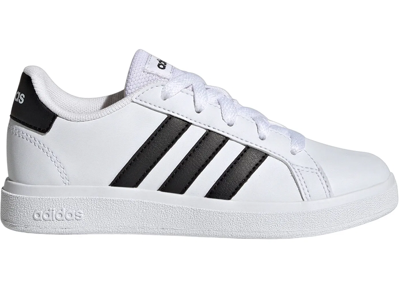 Детские кроссовки с классическим дизайном Adidas Grand Court 2.0, Cloud White/Core Black