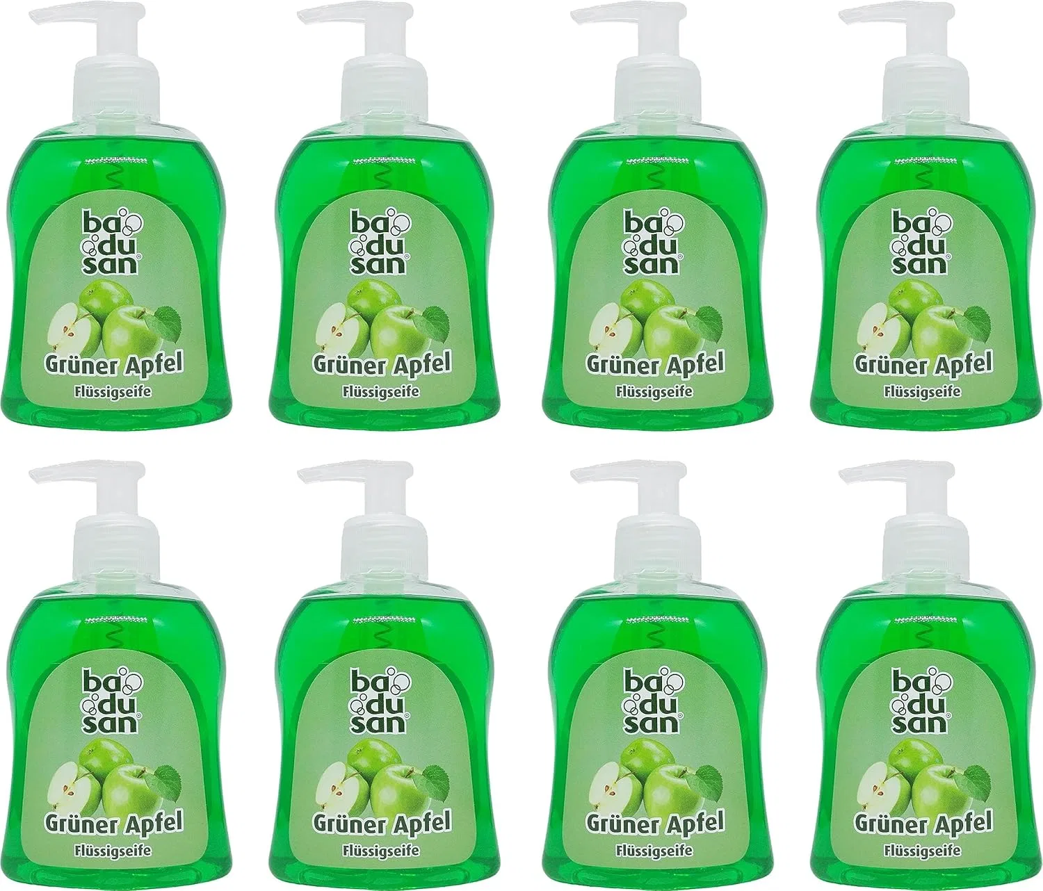 Жидкое мыло Green Apple Ba du san, 8 x 300 мл