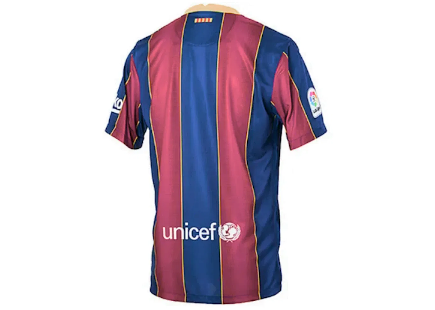 Мужская футболка с длинным рукавом Nike FC Barcelona 2020/21 Stadium Home Soccer Jersey (Asia Sizing), Deep Royal Blue Varsity Maize — фото 2
