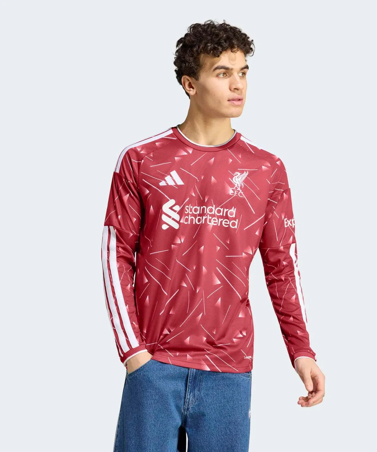 Мужская футболка с длинным рукавомClimacool Liverpool FC 26/27 Home Jersey Adidas, Red