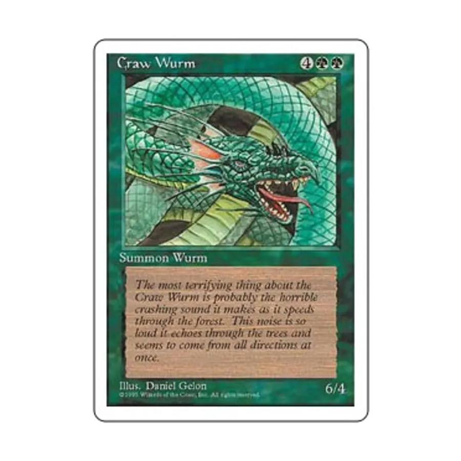 

CCG Зоб Вурм (С), MTG - 4th Edition