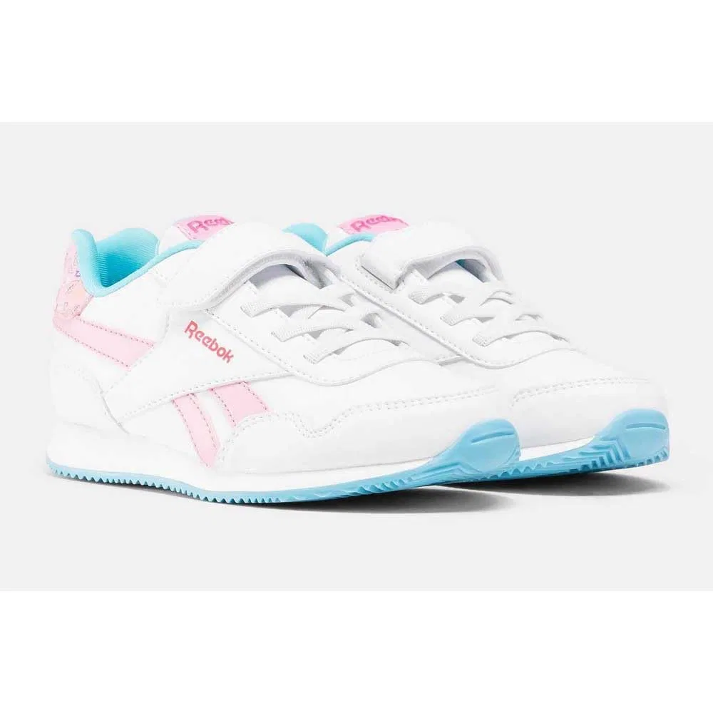 Детские кроссовки для девочек Reebok Royal CL Jog 3.0 1v, White Astroroses Digitalblue — фото 3
