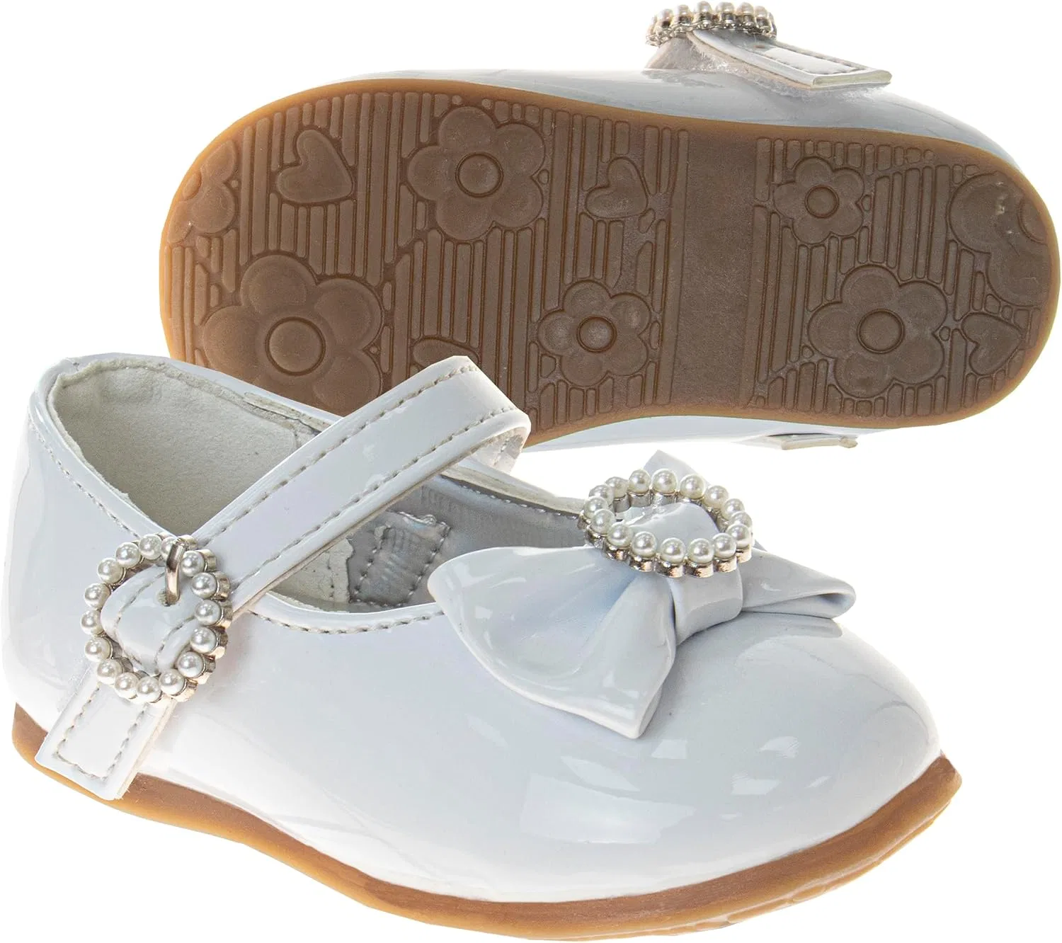 Детские туфли Мэри Джейн Josmo, White Patent — фото 4
