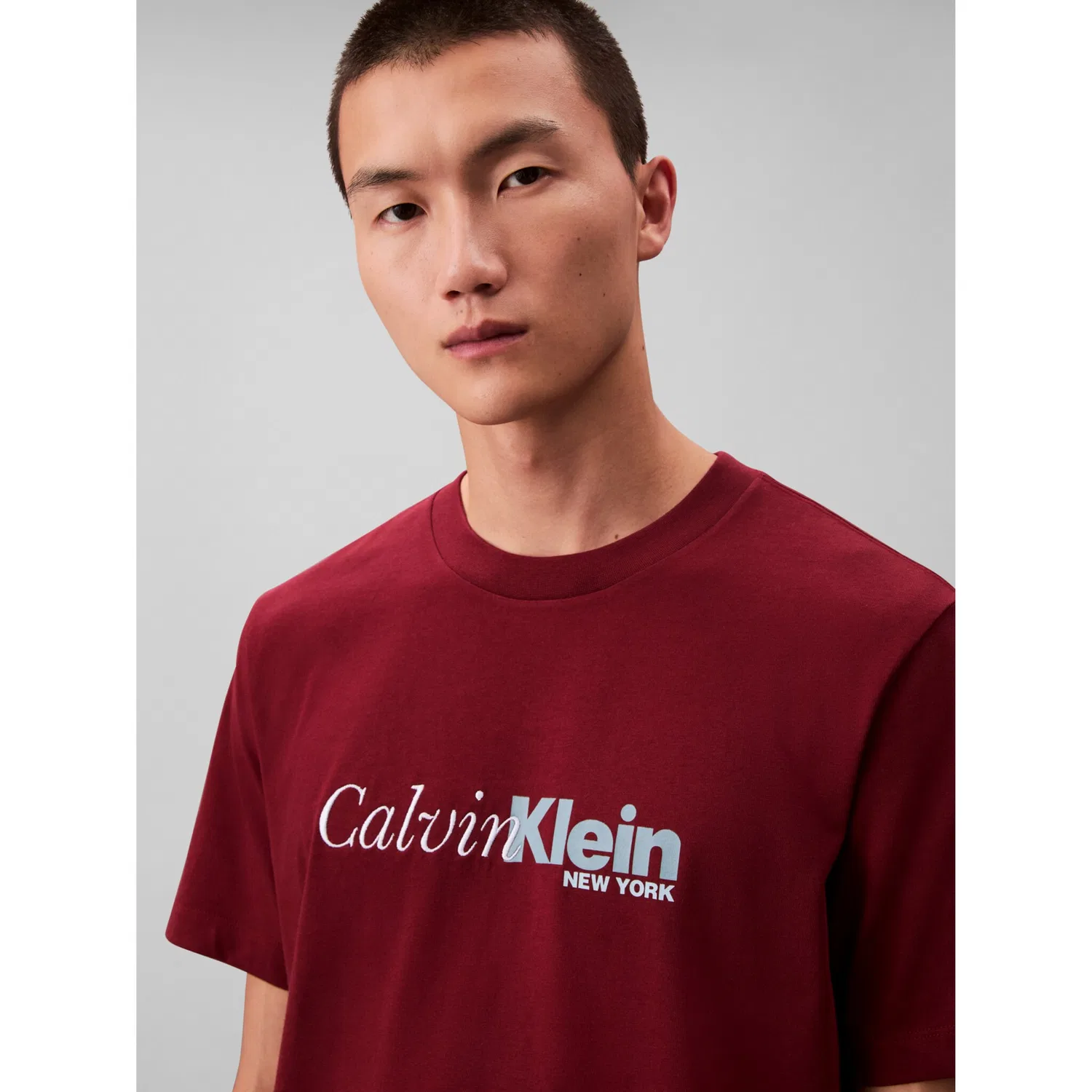 Мужская хлопковая футболка Calvin Klein, Renaissance Red — фото 3