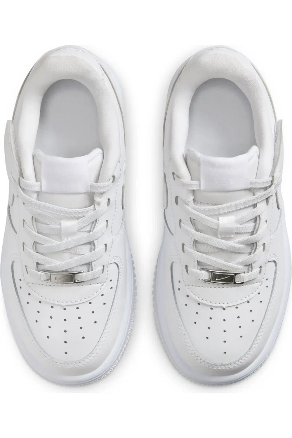Детские кроссовки для активных игр Air Force 1 Low EasyOn Nike, 101 белый/белый — фото 4