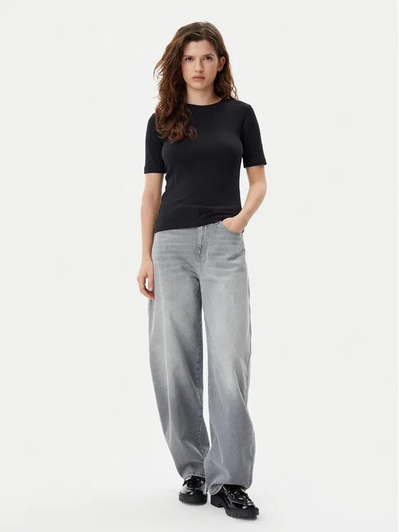 Футболка stretch fit Gap, черный — фото 2
