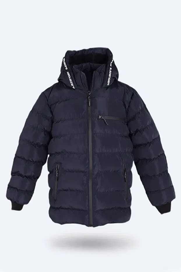 Детское пальто для девочек зимнее Captain Slazenger, Navy Blue