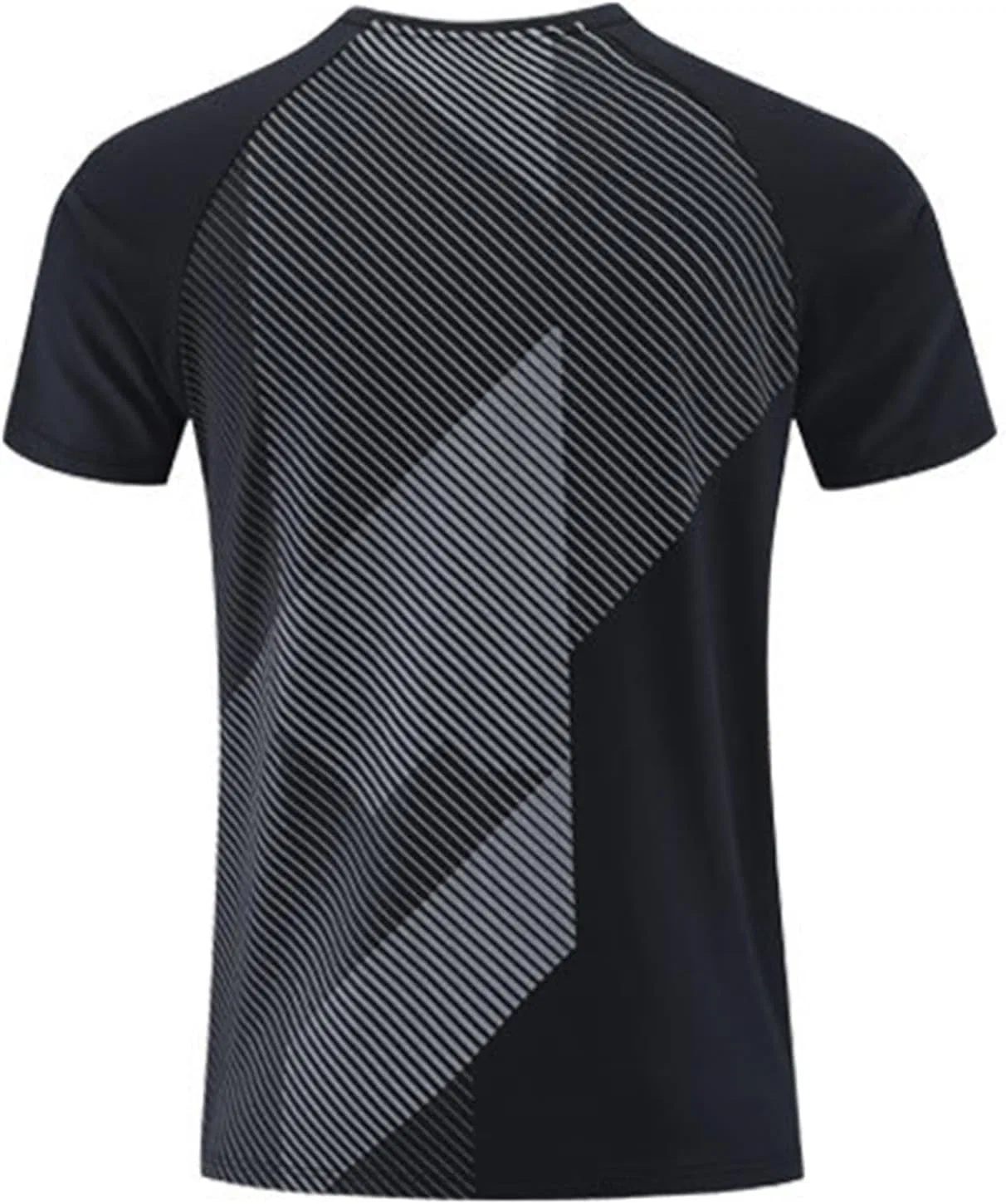 Мужская быстросохнущая футболка Athletic Running, Black — фото 4