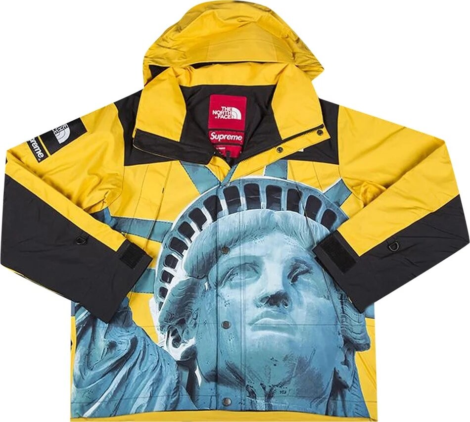 

Куртка Supreme x The North Face Statue Of Liberty, жёлтый, Желтый, Куртка Supreme x The North Face Statue Of Liberty, жёлтый