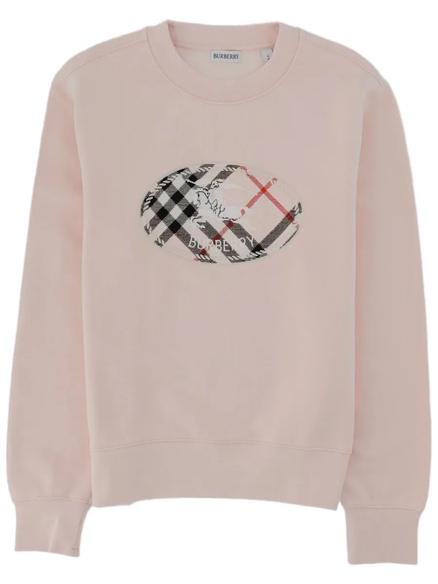 Женский свитшот с патчем в клетку Caroline Burberry