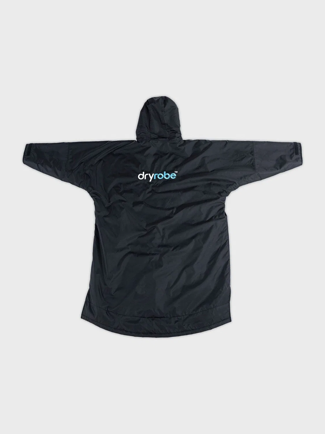 Халат для переодевания длинный, детский dryrobe Advance, черный — фото 3