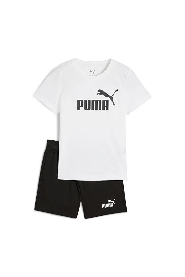 Детский спортивный комплект для девочек с коротким рукавом Puma, Multicolor