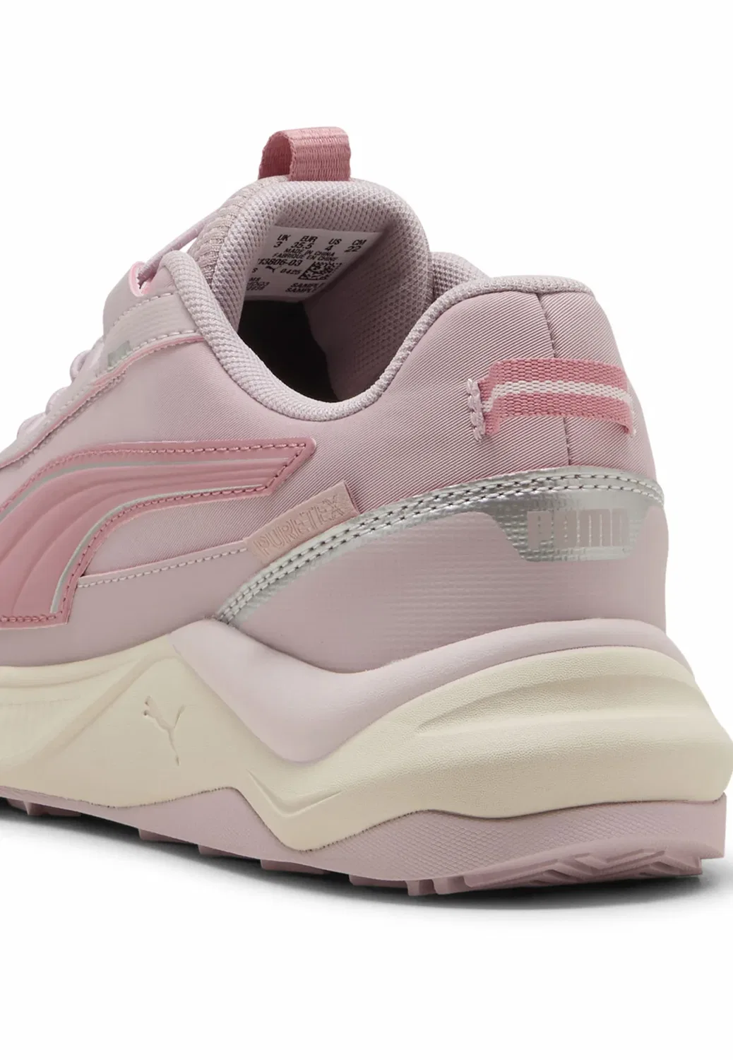 Кроссовки Evolve 2.0 trail puretex lo jr unisex Puma, Powder Pink Dusky Rosewood Silver — фото 4