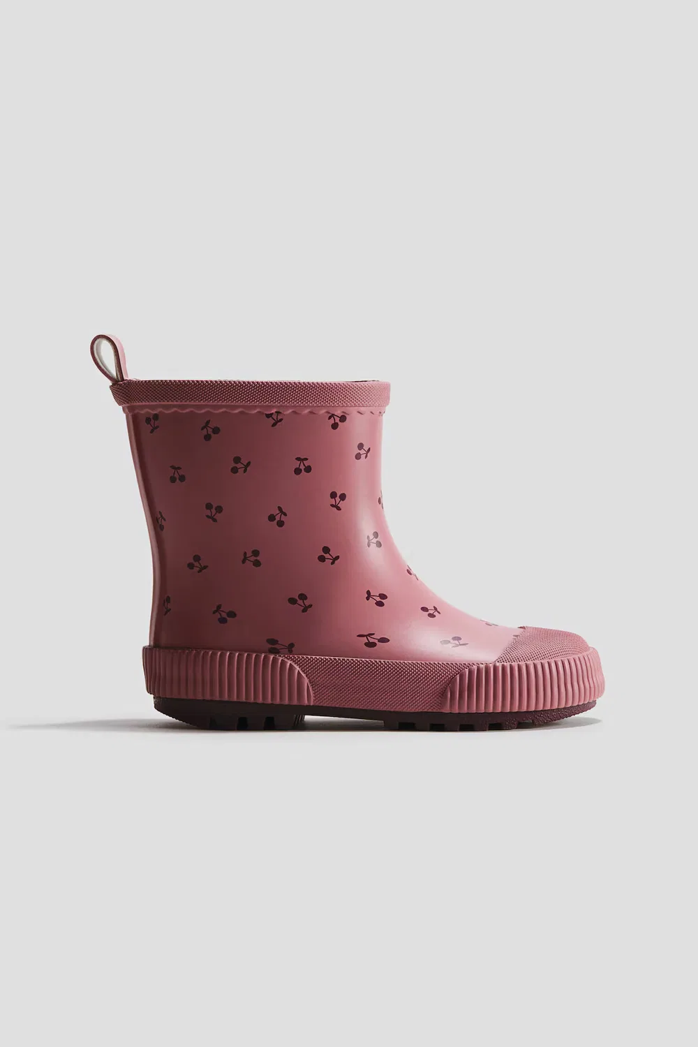 Резиновые сапоги с флисовой подкладкой H&M, Dunkles Mattrosa/Kirschen